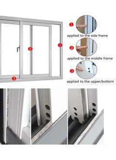Bukela Self Adhesive Seal Strip Foam Weather Stripping for Doors and Windows Soundproof Adhesive Foam Window Insulation Door Bottom Seal Silicone Self Adhesive Weather Stripping Soundproof Foam Tape(5m)  - Image 5