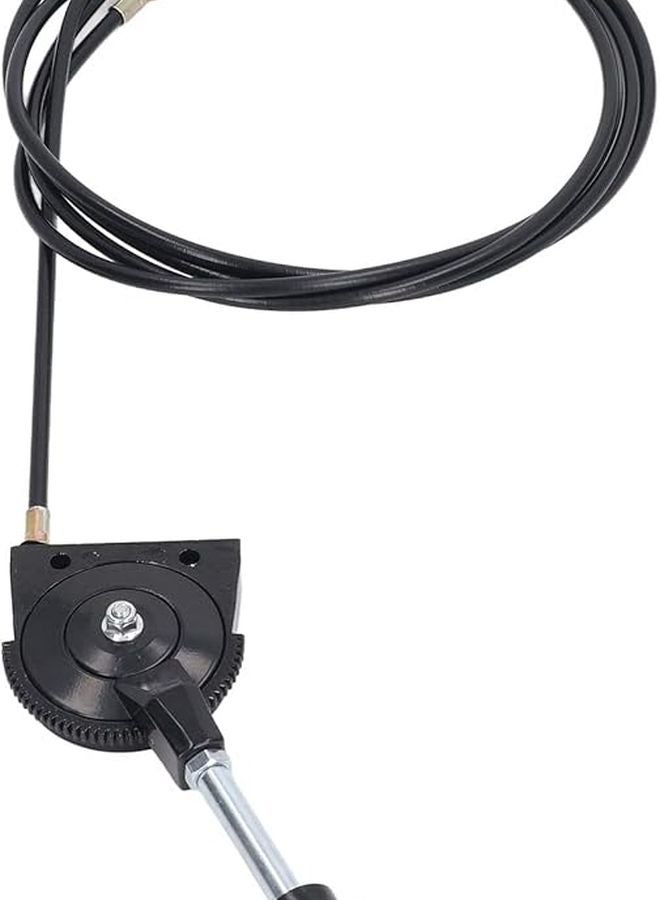 Excavator Manual Throttle Control Cable with Stainless Steel Joint for Mixer Parts - Image 1