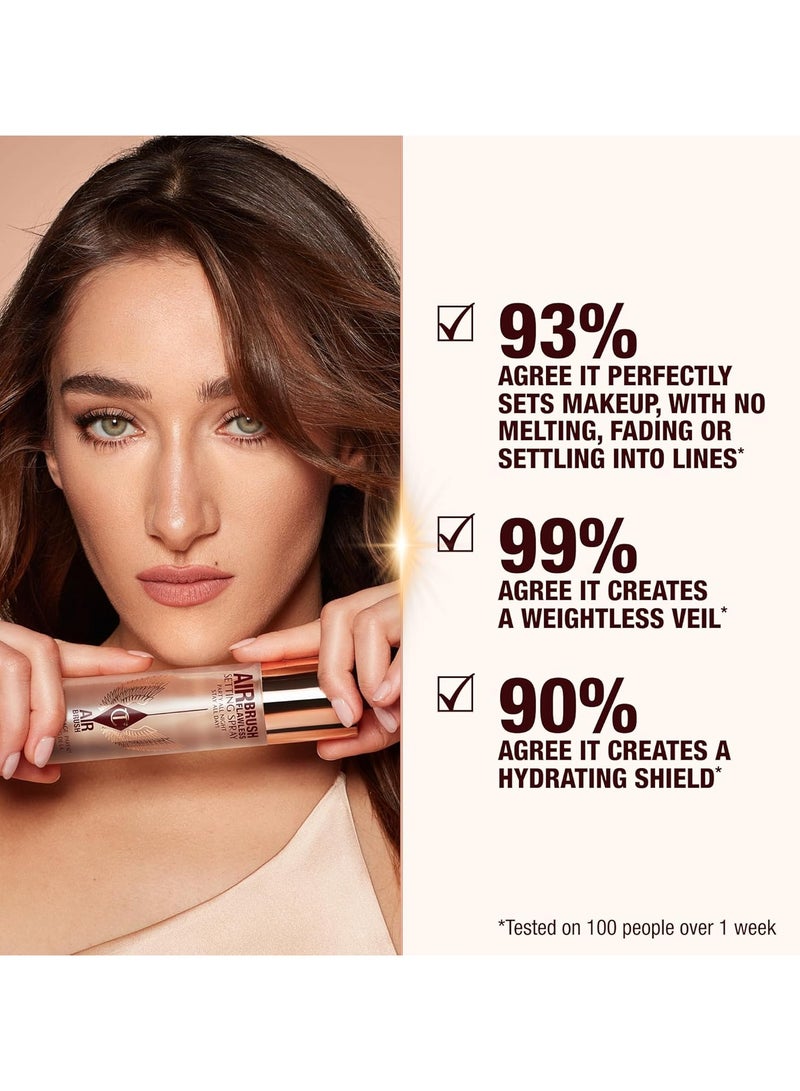 شارلوت تلبوري شارلوت تيلبوري بخاخ تثبيت المكياج إيربراش فلوليس ١٠٠ مل - Image 2