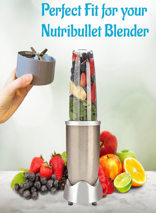 BRENSTEN Replacement Extractor Blade for Nutri Bullet 600w/900w Blade Series - Premium Stainless Steel Blade With One Extra Silicone O-Ring Rubber Gaskets Blender Replacement Parts 1-Pack - Image 4