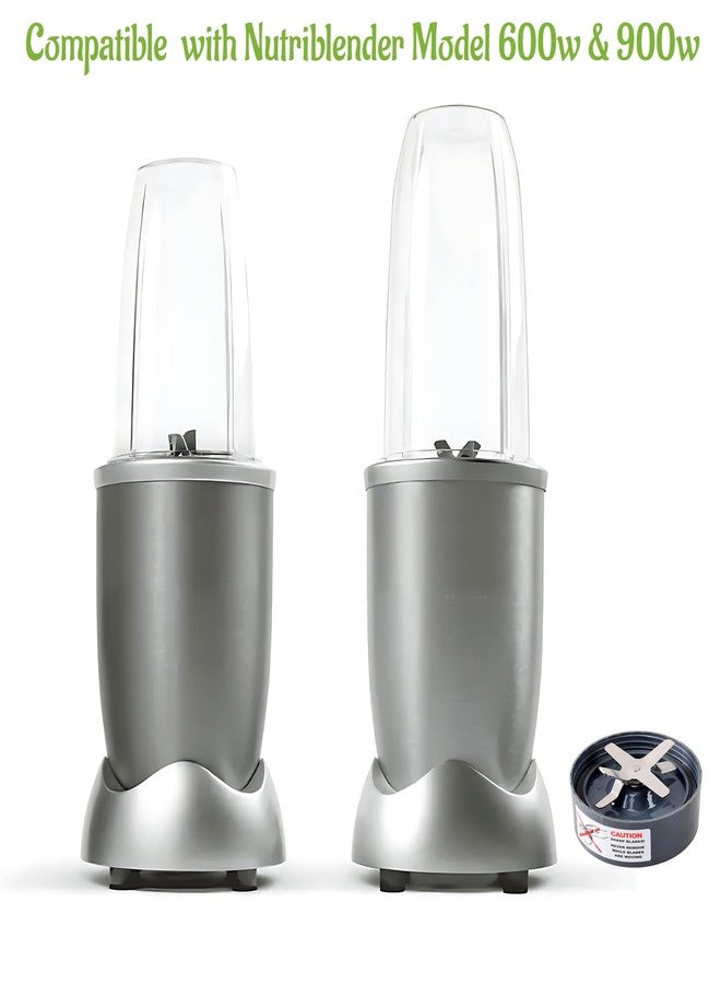 BRENSTEN Replacement Extractor Blade for Nutri Bullet 600w/900w Blade Series - Premium Stainless Steel Blade With One Extra Silicone O-Ring Rubber Gaskets Blender Replacement Parts 1-Pack - Image 3
