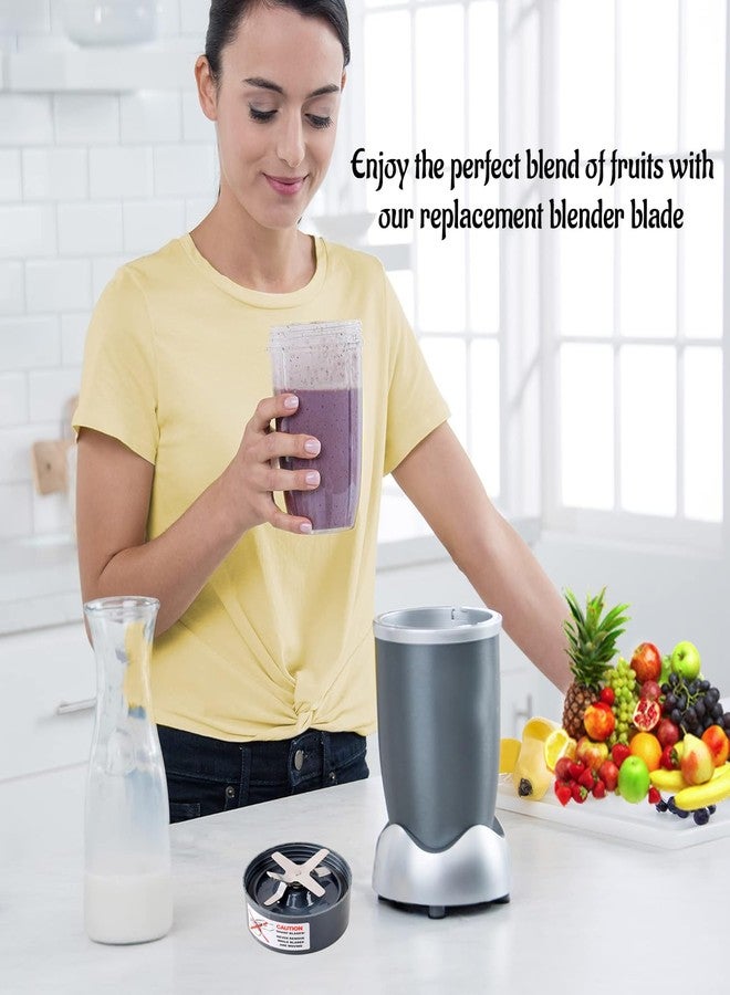 BRENSTEN Replacement Extractor Blade for Nutri Bullet 600w/900w Blade Series - Premium Stainless Steel Blade With One Extra Silicone O-Ring Rubber Gaskets Blender Replacement Parts 1-Pack - Image 2