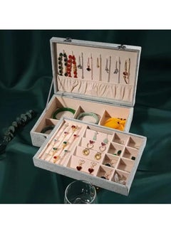 Spaceshoop Jewelry Organizer Box Two Layer Large Display Container for Accessories  - Image 3