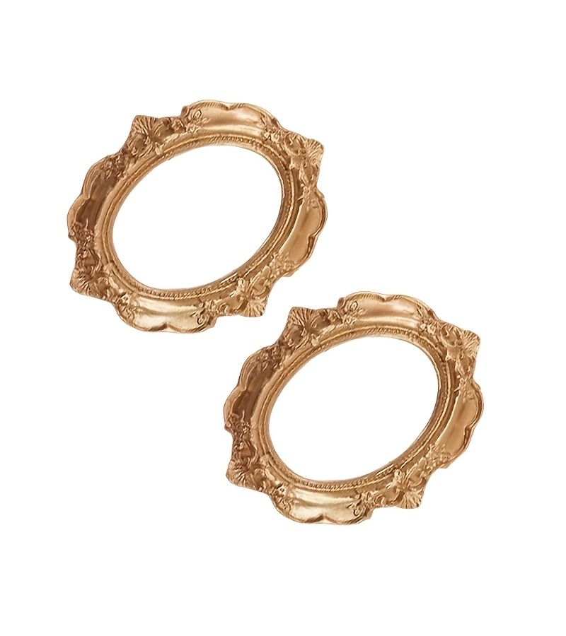 3Pcs Oval Picture Frames For Small Photos Home Decor - Image 5
