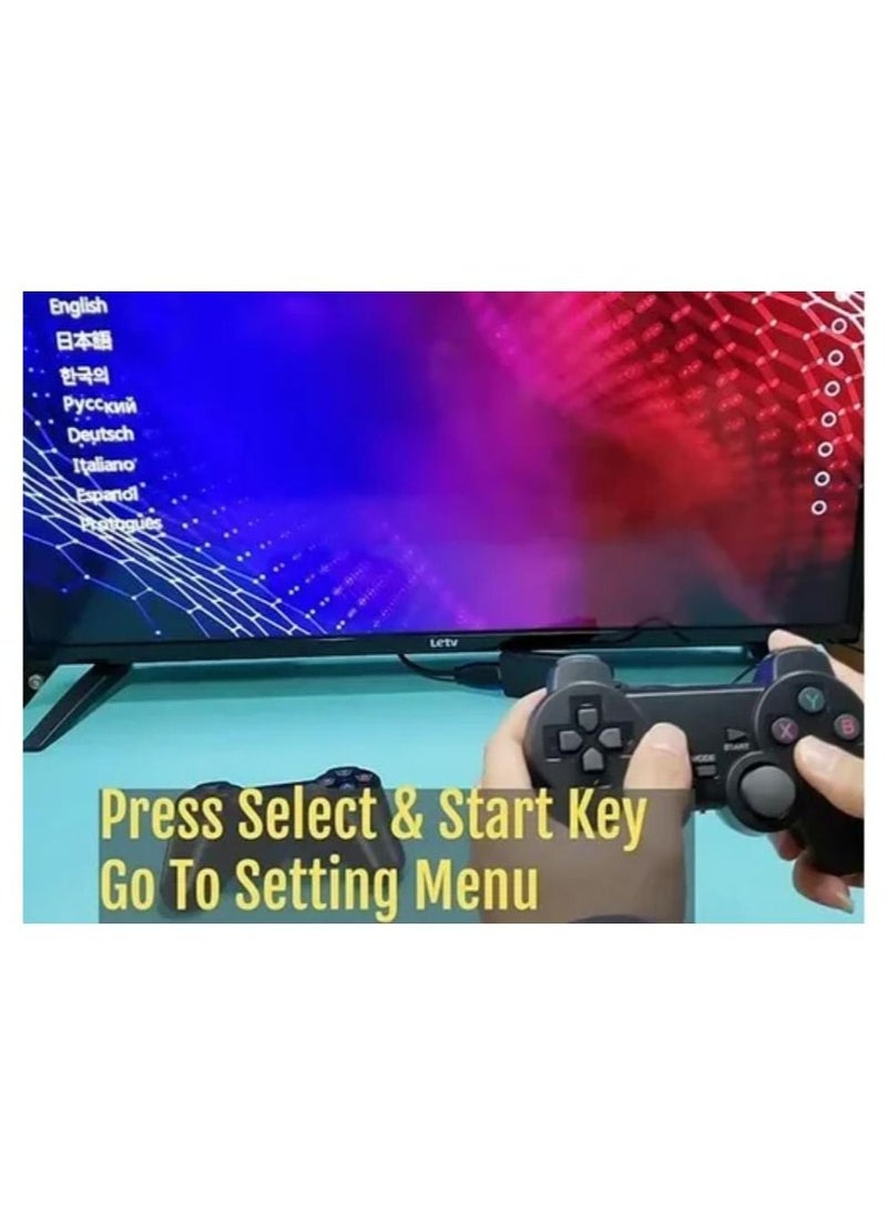 Generic - HD TV Video Game Box Retro Console Box with Wireless Controller Gamepad - Image 1