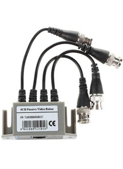 Generic 4 Channel Passive UTP Video Balun for CCTV BNC Male to RJ45 CAT5 Connection  - Image 1