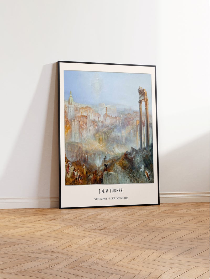 TNESSENTIAL William Turner Exhibition Art Print, Modern Rome Painting, Office Decor - Image 3