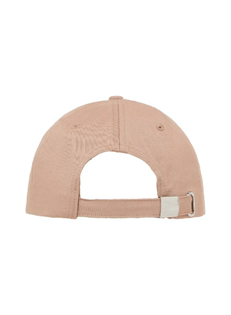 CALVIN KLEIN Women's CK Cotton Cap - Cotton, Beige