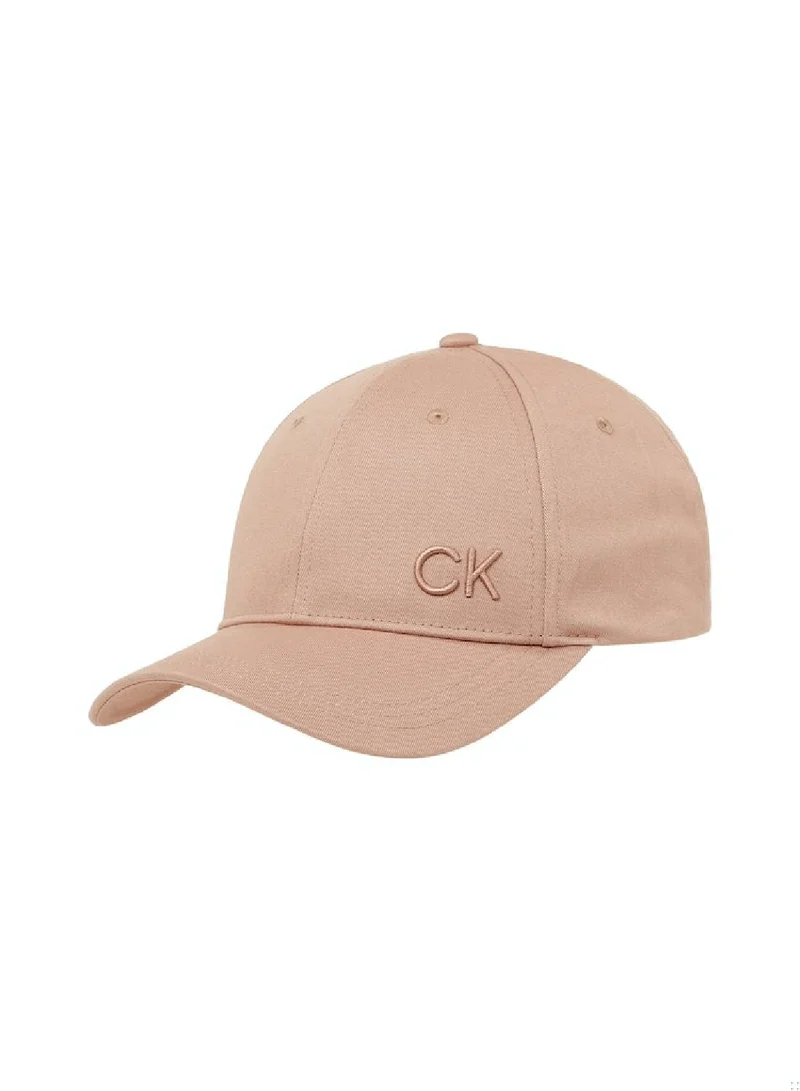 CALVIN KLEIN Women's CK Cotton Cap - Cotton, Beige