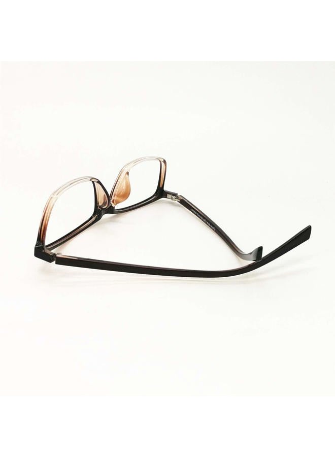 EyeYee Computer Reading Glasses Blue Light Blocking - Reader Eyeglasses Anti Glare Eye Strain Light Weight for Women Men (Gradient Brown, 0.00) - Image 3