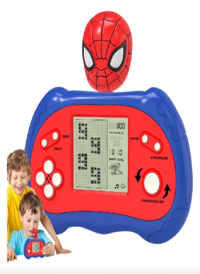 Generic - Handheld Retro Brick Game Console Built-in Classic Games, Puzzle Children's Game Console - 2025 Best Gifts (SpiderMan) - Image 1