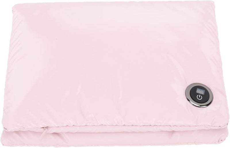 Graphene Heated Handwarmers Bag, USB Rechargeable with 3 Heat Levels, Dual Sided Graphene Heating Pad for Hands Waist Shoulders, Washable Winter Warmth (Pink) - Image 1