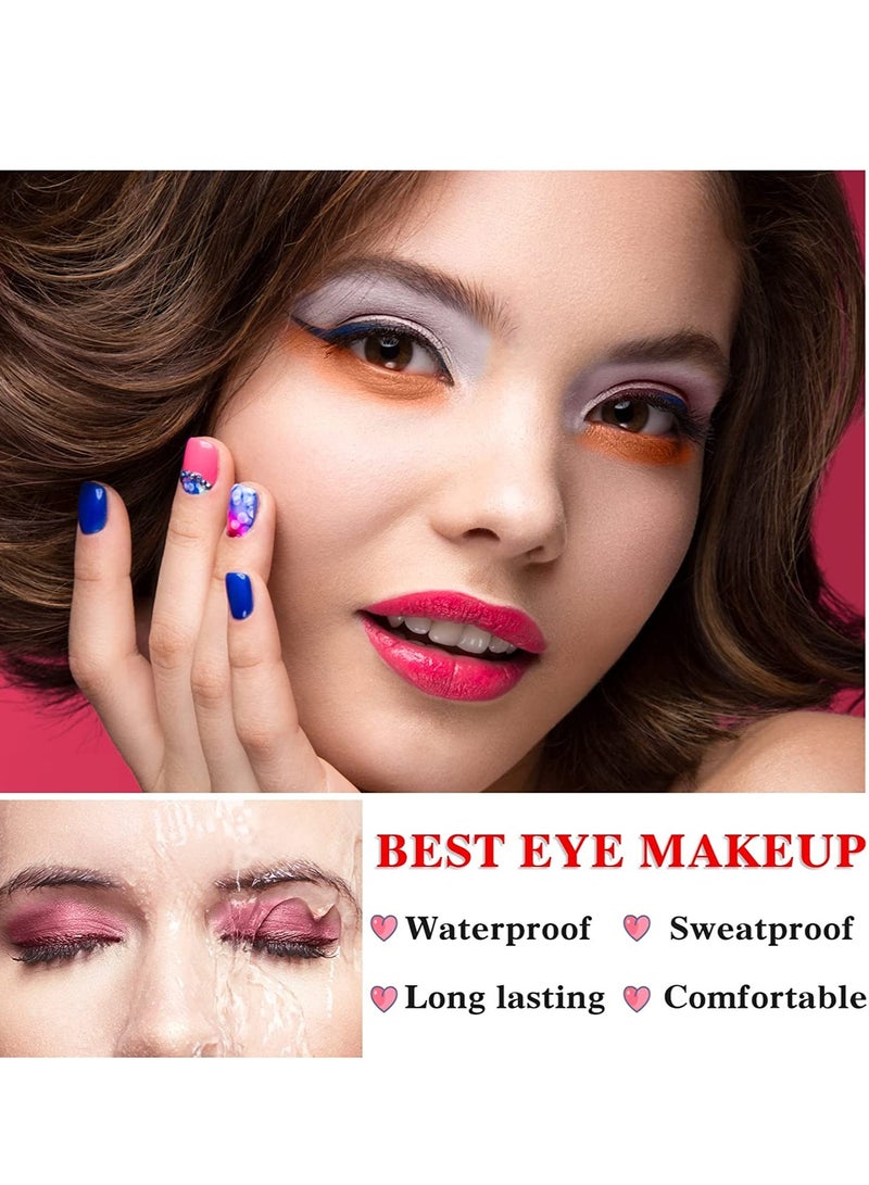 SYOSI Purple Eyeshadow Palette 15 Colors Eye Shadow Pallete Sets Highly Pigmented Matte Glitter Colorful Long Lasting Blendable Dream Purple Pink Dark Red Violet Makeup Pallet for Women - Image 3