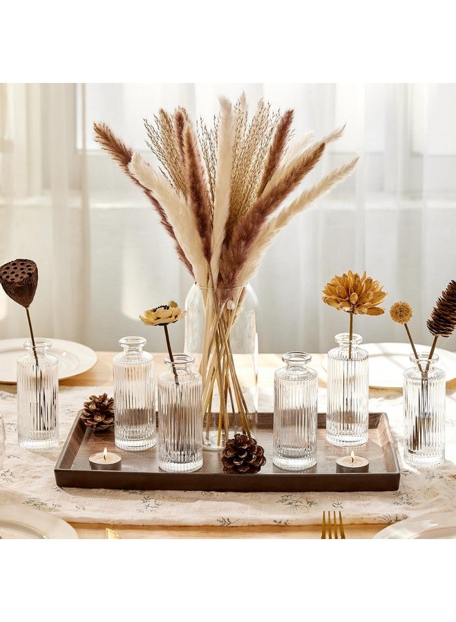 ComSaf Glass Bud Vases Set of 12, Small Bud Vase in Bulk, Mini Flower Vase for Centerpiece, Vintage Decorative Vase Set for Flowers, Wedding Reception, Christmas, Home Decor, Housewarming Gift (Clear) - Image 2