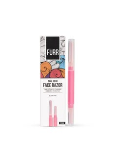Furr Face & Eyebrow Razor For Women Facial Hair With Dual Blade Head 1N | German Blades | Easy Shaping And Shaving | Reusable Up To 5 Times | Durable And Rust Free Blades  - Image 1
