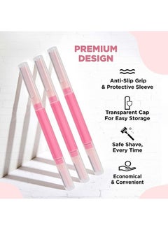 Furr Face & Eyebrow Razor For Women Facial Hair With Dual Blade Head 1N | German Blades | Easy Shaping And Shaving | Reusable Up To 5 Times | Durable And Rust Free Blades  - Image 3
