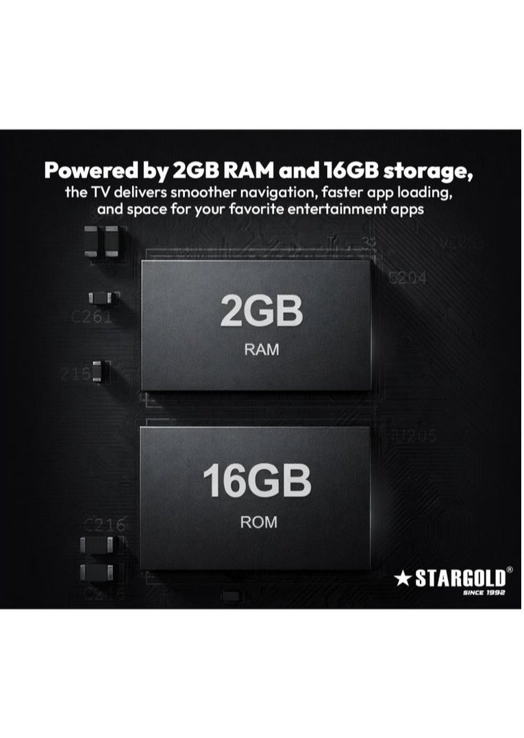 STARGOLD 85 Inch Google TV 4K UHD QLED Smart TV 85 Inch Television with Dolby Vision and Atmos Metal Frameless 85 Google TV 85 Inch Smart TV for Gaming 4K UHD HDR10 TV Google Play and Netflix 85 Inch TV High-End 85 TV with 2GB RAM 16GB Storage Slim 85 Inch Samsung Alternative Ultra Smooth 85 Inch LED TV - Image 5