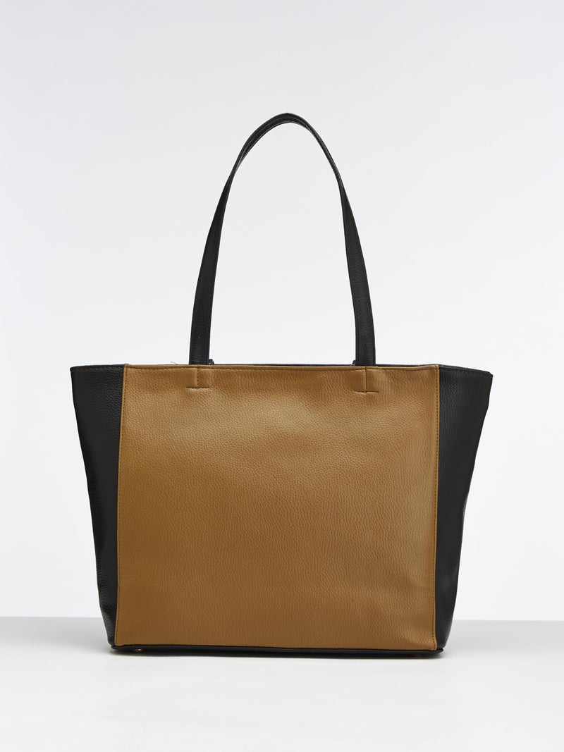 Fargo Clara Tan Tote Bag for Women | Large Vegan Leather Handbag with RFID Pockets, Smooth Zip Closure, Premium Look | Stylish College, Office, Travel Tote | Made in India - Image 4