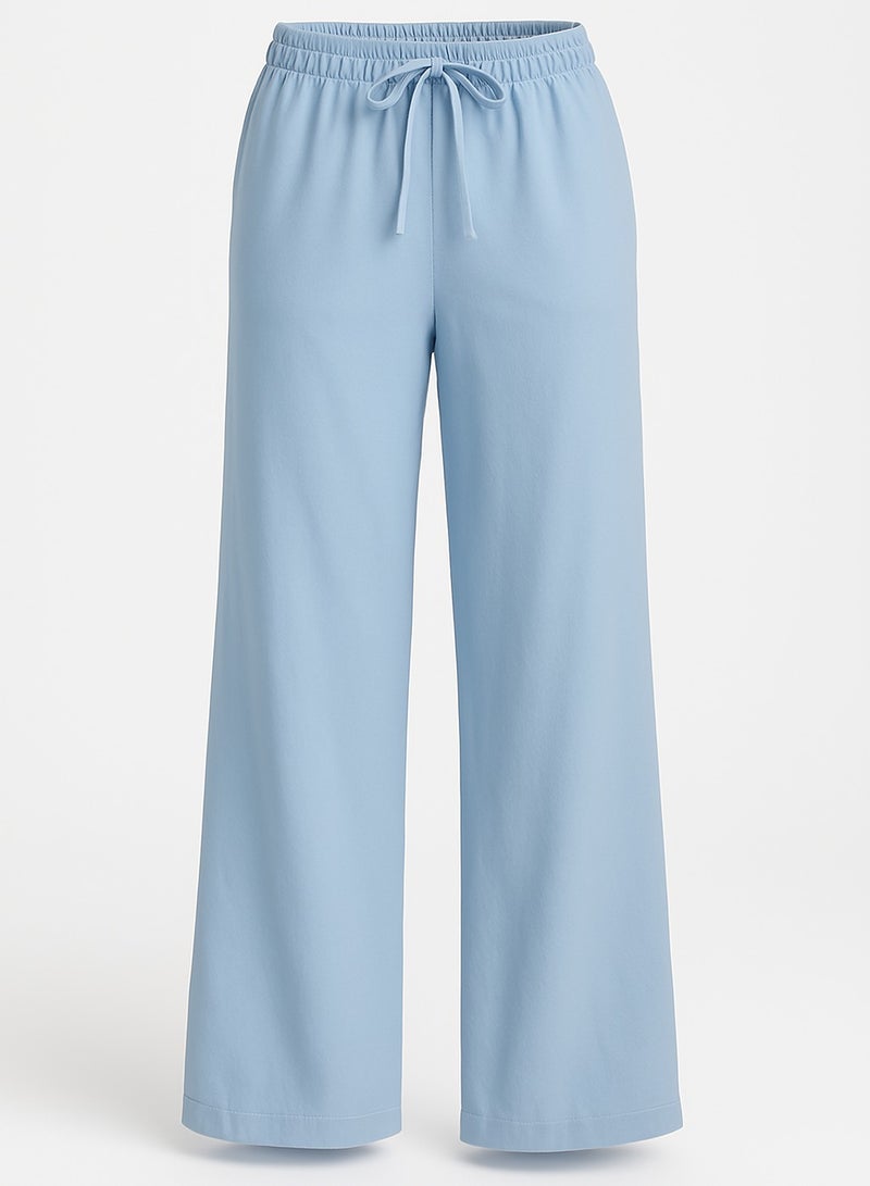 Soft Steps Soft Steps Linen Pants Baby Blue Size 2XL  - Image 3
