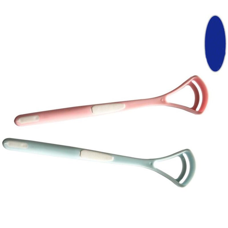 Tongue Cleaner Set 10 Pack Portable Bad Breath Remover Oral Hygiene Tools - Image 3