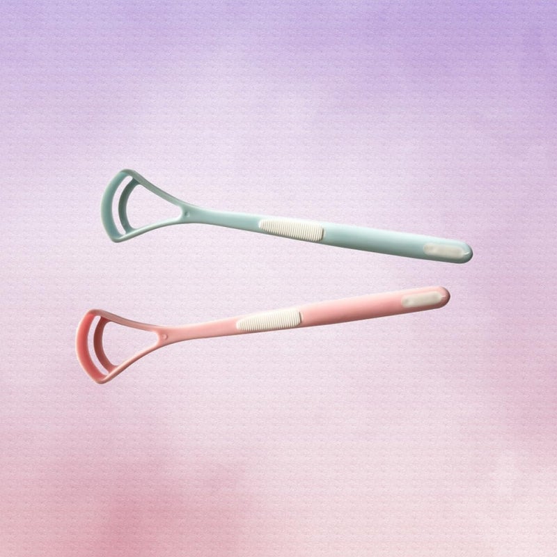 Tongue Cleaner Set 10 Pack Portable Bad Breath Remover Oral Hygiene Tools - Image 4