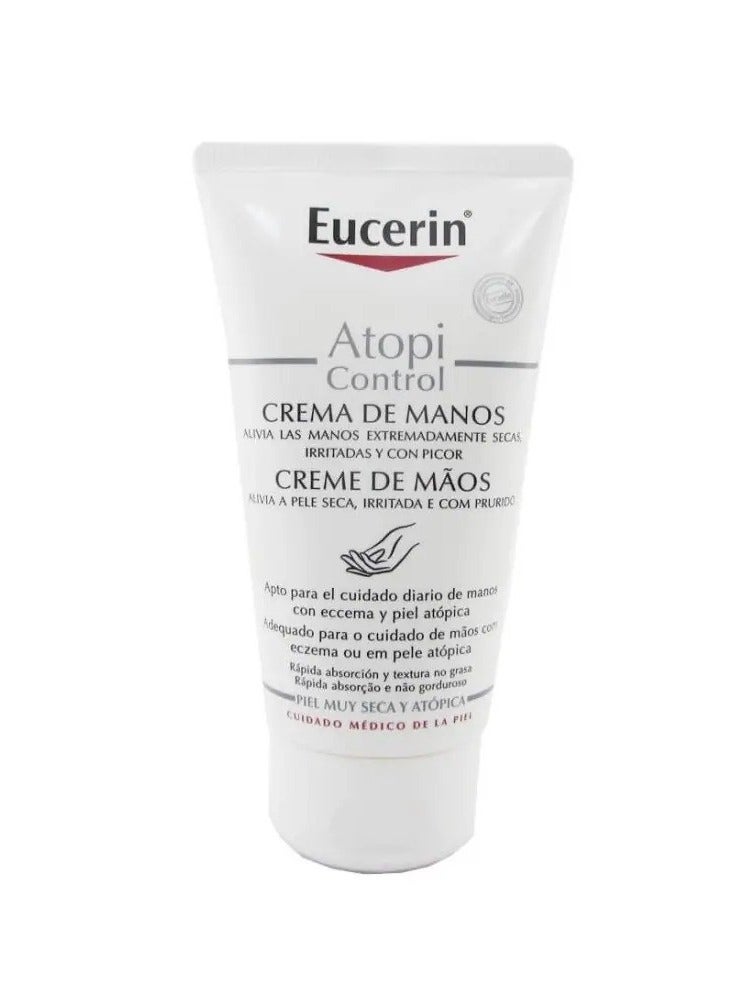 Eucerin Eucerin Atopi Control Hand Cream for Irritated Hands with Eczema and Itching – 75 ml