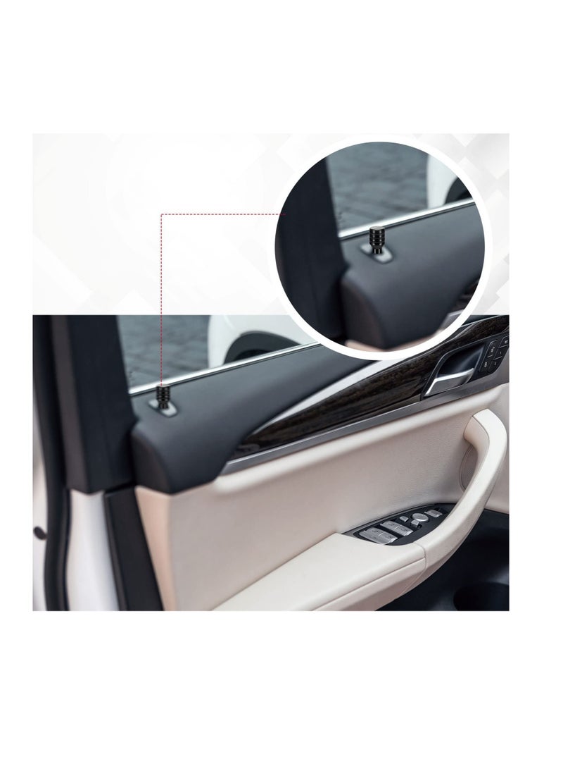 SOLARAE Car Door Lock Knobs, Aluminum Alloy Inner Door Lock Pull Pins, 49mm x 12mm Car Interior Modification Accessories, Car Lock Knobs Pull Pins, Universal for Most Cars, Trucks (Black) - Image 5