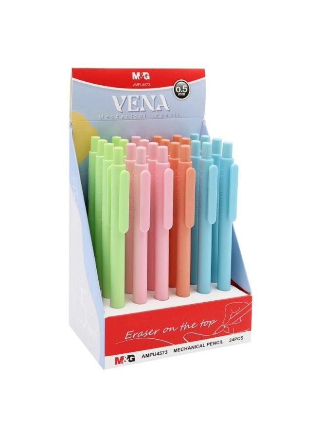 M&G Mechanical Pencil 1 box with 36 pieces, 0.5mm Assorted Colors – ideal for exams, school, daily writing - Image 1