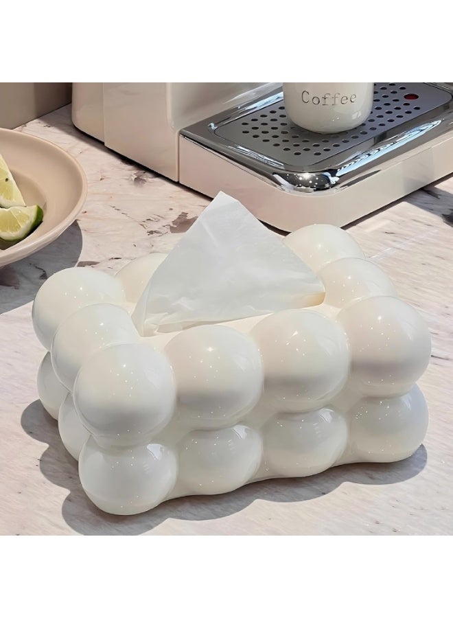Generic Modern Bubble Tissue Box – Stylish Decorative Tissue Holder for Living Room, Bedroom, Office and Bathroom – Durable, Easy-to-Clean Design - Image 2