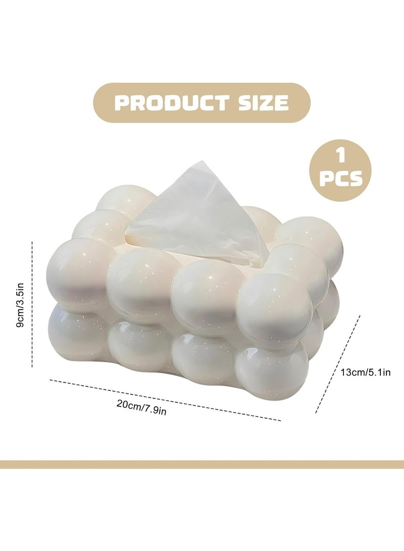 Generic Modern Bubble Tissue Box – Stylish Decorative Tissue Holder for Living Room, Bedroom, Office and Bathroom – Durable, Easy-to-Clean Design - Image 4