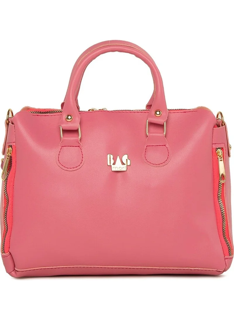 Bagmori Fuchsia Vertical Double Zipper Hanger Bag