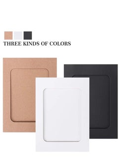 Generic Photo Frame 30 Pack Paper 6x4 Set Multiple Photos Picture Mats with Mini Wooden Clips and String Hanging Cardboard for Home Room Wall Decor Diy  - Image 4