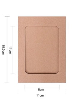 Generic Photo Frame 30 Pack Paper 6x4 Set Multiple Photos Picture Mats with Mini Wooden Clips and String Hanging Cardboard for Home Room Wall Decor Diy  - Image 5