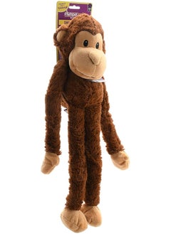 Multipet Swingin Safari Monkey 22 Inch Large Plush Dog Toy With Extra Long Arms And Legs With Squeakers  - Image 1