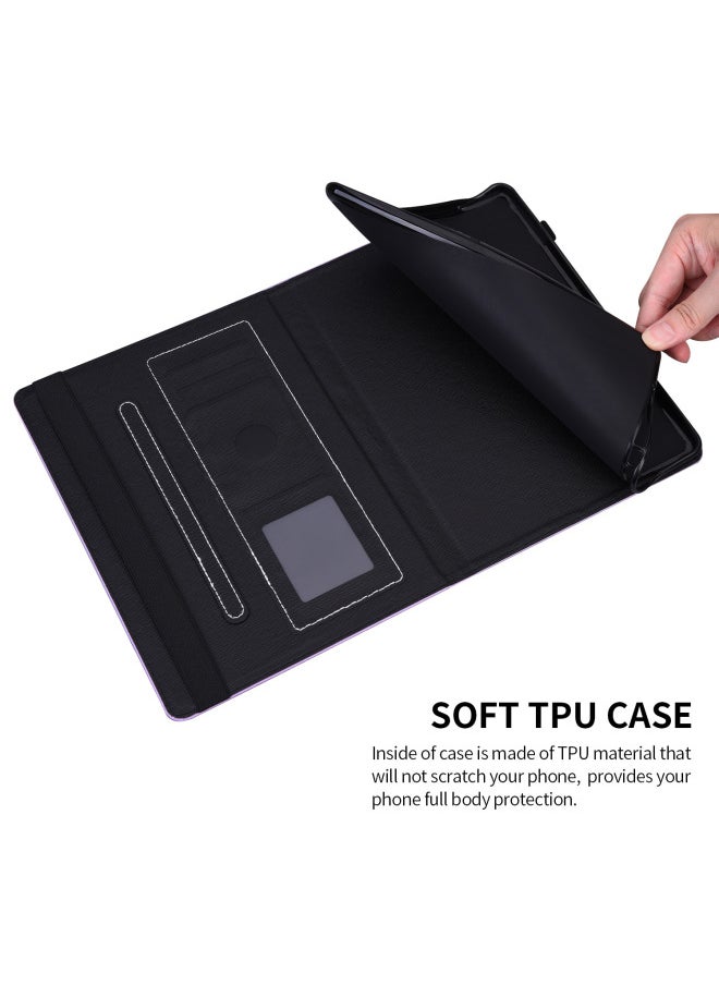 For Apple IPad11 Inch Card Case Embossed Protective Case Lenovo Samsung For Huawei Tablet PC Protective Case Cross-border-Color:Red-Applicable Model:Lenovo P11 TB J606F 11 Inch