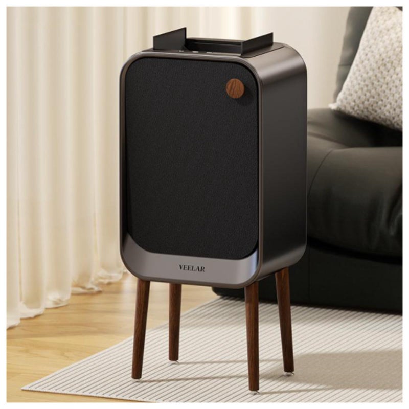 VEELAR Motion Sensor Trash Can - Automatic Touchless 5.5 Gallon / 20L Garbage Bin with Lid, Quiet Auto Open/Close Office/Bedroom Trash Can for Living Room (Grey) - Image 1