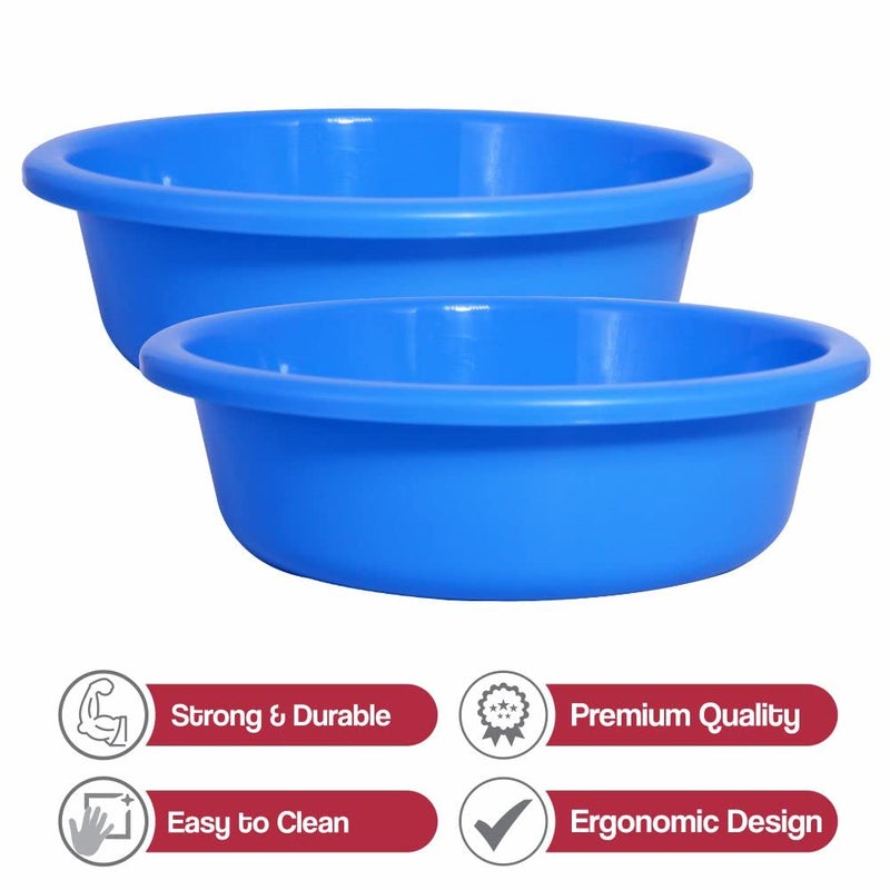 Wonder Homeware Prime Bowl 6 for Home/Kitchen, Set of 2 pc Bowl 4 LTR, Blue Color - Image 4