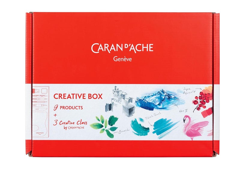 Caran d'Ache Caran d'Ache Range of Products Creative Gift Box + 3 Online Creative Courses Luxury Gift  - Image 1