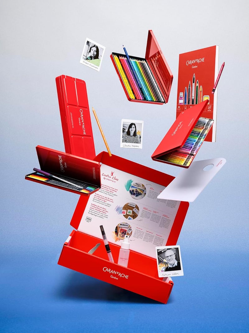 Caran d'Ache Caran d'Ache Range of Products Creative Gift Box + 3 Online Creative Courses Luxury Gift  - Image 4