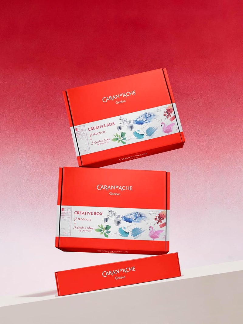 Caran d'Ache Caran d'Ache Range of Products Creative Gift Box + 3 Online Creative Courses Luxury Gift  - Image 5