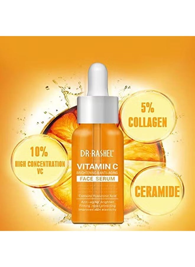null - DR RASHEL Vitamin C Brightening And Anti-Aging Facial Serum Orange 50ml - Image 1