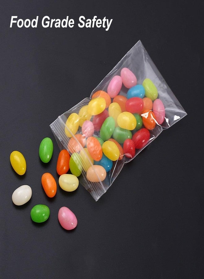 Naiircool 300 PCS Small Plastic Bags, 2.2 x 3 Inch Small Zip lock Bags, Transparent Jewelry Bags Reclosable, Clear Mini Baggies, Resealable Poly Bags for Pill, Beads, Screws, Packaging - Image 4