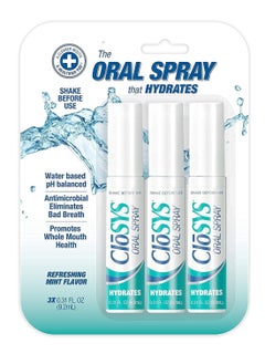 CloSYS CloSYS Oral Breath Spray, 0.31 Ounce (3 Count), Mint, Sugar Free, pH Balanced, Fights Bad Breath  - Image 3