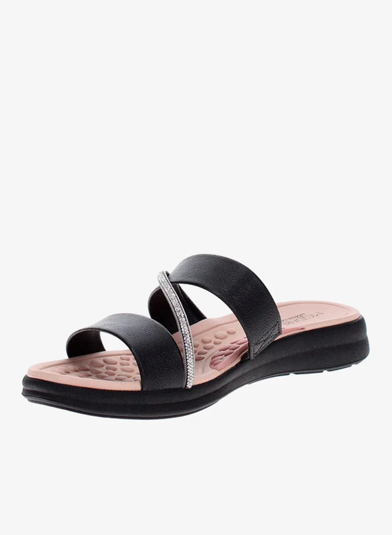 مودار صنادل مسطحة للنساء - صنادل مسطحة أنيقة ونعال مسطحة مريحة للسيدات