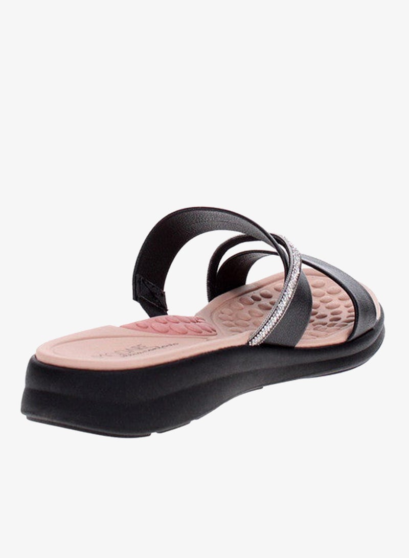 مودار صنادل مسطحة للنساء - صنادل مسطحة أنيقة ونعال مسطحة مريحة للسيدات - Image 3