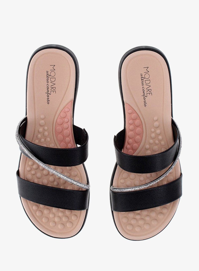 مودار صنادل مسطحة للنساء - صنادل مسطحة أنيقة ونعال مسطحة مريحة للسيدات - Image 5