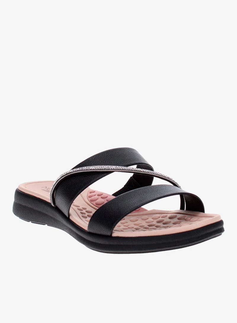 مودار صنادل مسطحة للنساء - صنادل مسطحة أنيقة ونعال مسطحة مريحة للسيدات