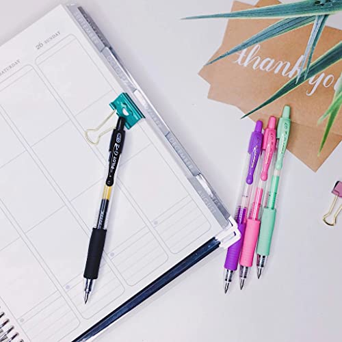 Pilot, G2 Premium Gel Roller Pens, Ultra Fine Point Gel Pens 0.38 mm, Pack of 5, Black - Image 2