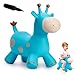 EVERICH TOY Giraffe Bouncy Horse Hopper for Toddlers Bouncy Animals Jumping Horse Inflatable Ride on Bouncer Hopping Toys Gifts for Boys and Girls 18 Months 2 3 4 5 6 Years Old - Image 4