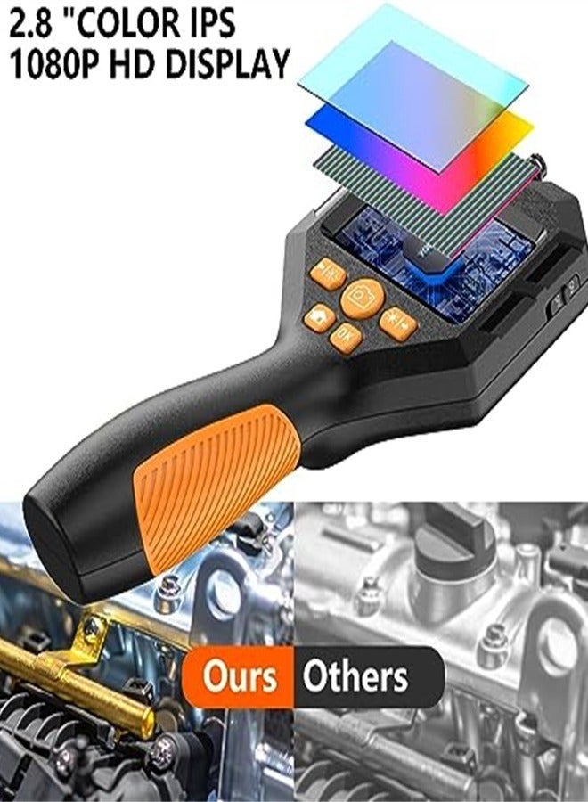 Generic Internal Tube Borescope Camera with Light, IP68 Waterproof Borescope, 1080 HD Inspection Camera Serpentine Camera, 16.5ft Borescope Camera, Men's Gadget (2.8 inch) - Image 3